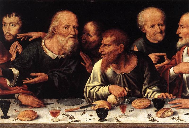 CLEVE, Joos van Altarpiece of the Lamentation (detail) dfg oil painting image